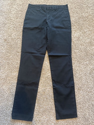 EXPRESS MENS STRETCH+ EASY CARE SLIM FIT PANTS 32x36 - TRUE BLACK - 32W x 36L