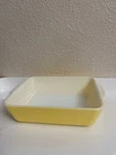 Pyrex Yellow Rectangular 1 1/2 Quart Casserole Dish 0503 Vintage Made in USA