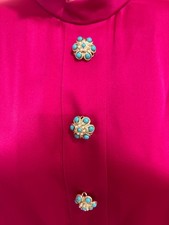 Andrew GN Hot Pink Blouse Sz 40 - Fabulous