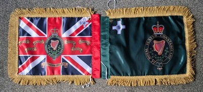 RUC Royal Ulster Constabulary silk miniature colours  Flags