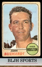 1968 Topps #403 John Buzhardt Houston Astros (see pics)