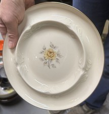 Lenox Special YELLOW ROSE Large Ashtray 8 1/8"