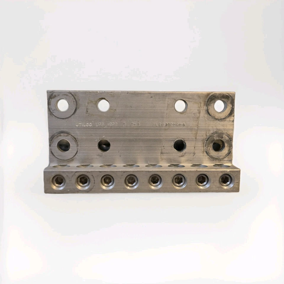 USG-350R88 Transformer Lug, Medium Duty, Dual Rated, 350-6, 8 Ports, 8 Holes - Image 2 of 4