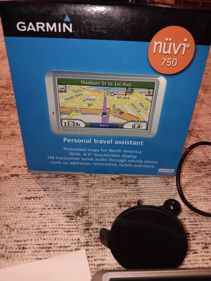 Garmin nuvi 750 Bundle North America GPS 4.3" Touchscreen FM Vintage 2008 - Image 4 of 4