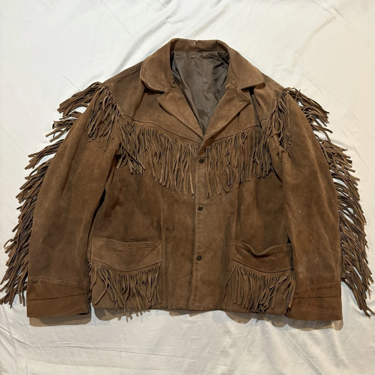 Fringe Coats, Jackets & Vests for Suede Outer Shell Men for sale 