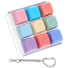 YUXIANLB Keyboard Fidget Props, Fidget Clicker Keyboard Keychain Decompressio...