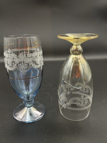 Vintage CHATEL GOLD Weingläser von Cristal D'Arques - 2er Set - Bild 4 von 4
