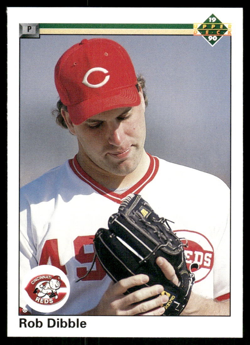 1990 Rob Dibble #586 Upper Deck Cincinnati Reds Baseball