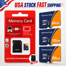 Micro SD Card 128GB 256GB 1TB U3 A2 High Speed Ultra XC Card 4K for Phone Lot