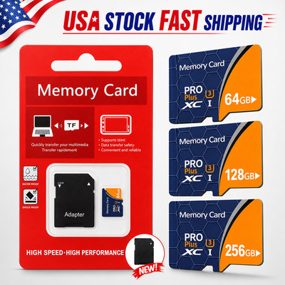 Micro SD Card Memory Card 128GB 256GB 1TB U3 A2 High Speed Ultra XC Card 4K Lot