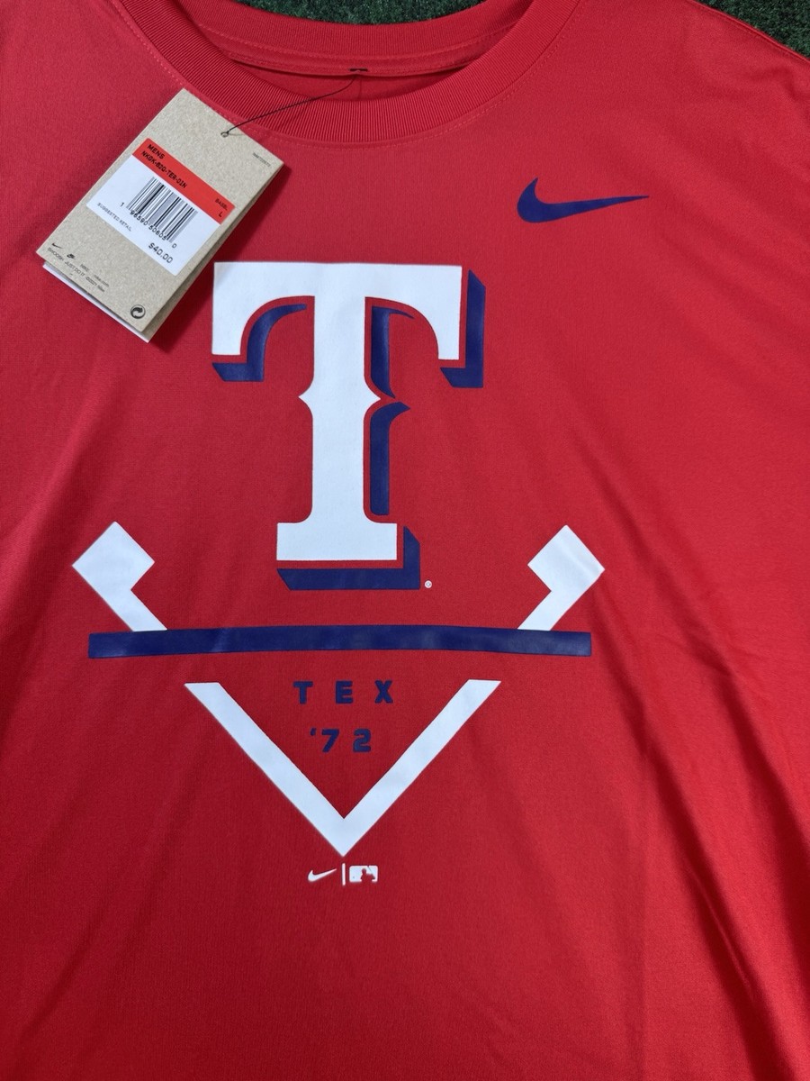 Men's Texas Rangers Nike Icon Legend Performance T-Shirt Size