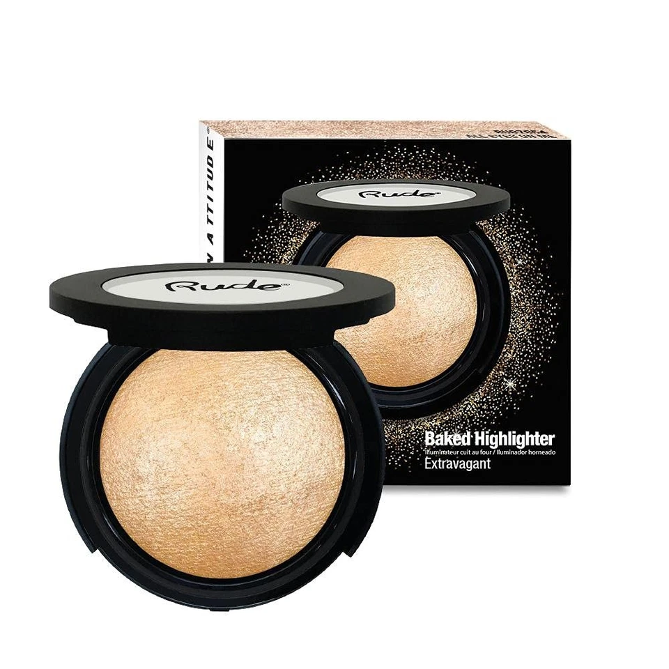 RUDE Baked Highlighter - Queen's Glow - Image 4 of 4