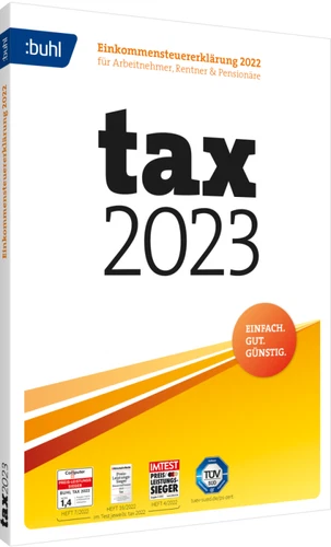 BUHL tax 2023 für Jahr 2022 1 PC kein ABO Vollversion Garantie Download Lizenz - Bild 1 von 6