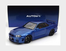 AUTOART 77462 NISSAN SKYLINE GT-R (R34) Z-TUNE 2002 - BAYSIDE BLUE - 1/18