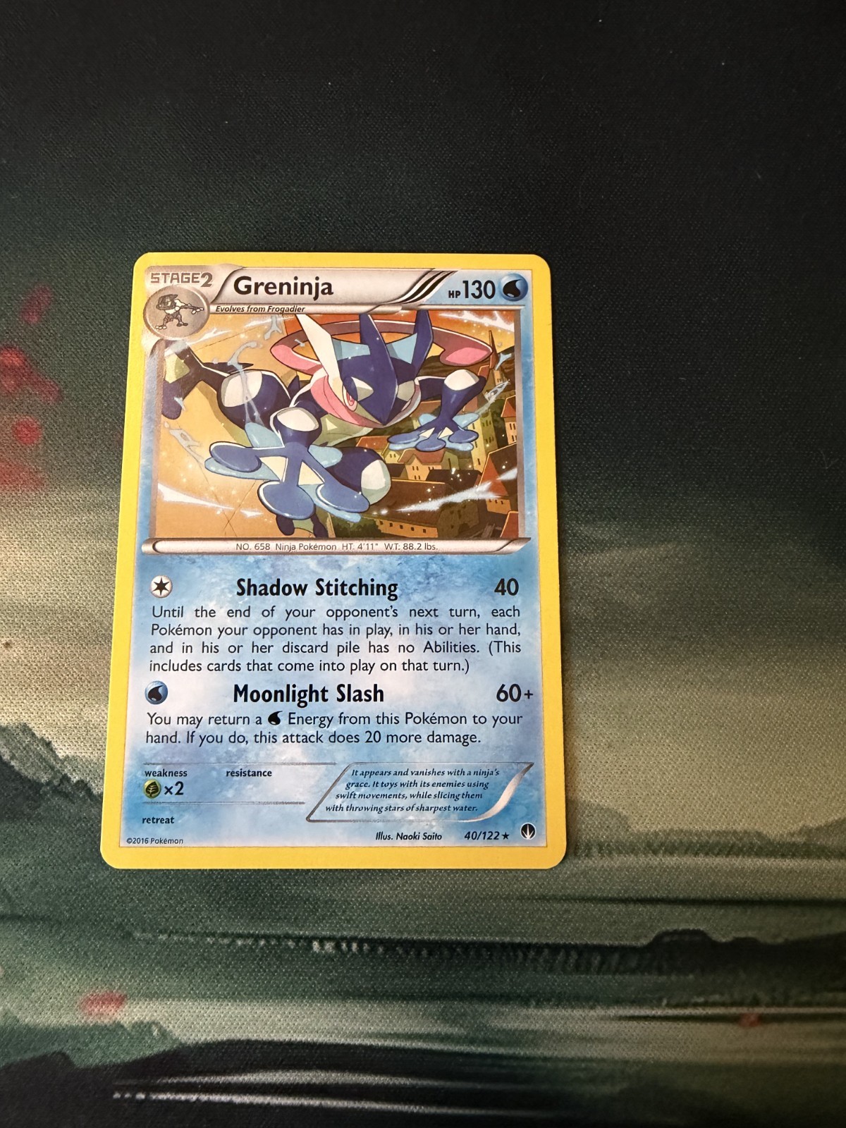 2016 Pokémon TCG Greninja 40/122 XY Breakpoint