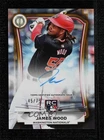 2025 Topps Tribute League Inauguration Gold 45/75 James Wood Rookie Auto RC