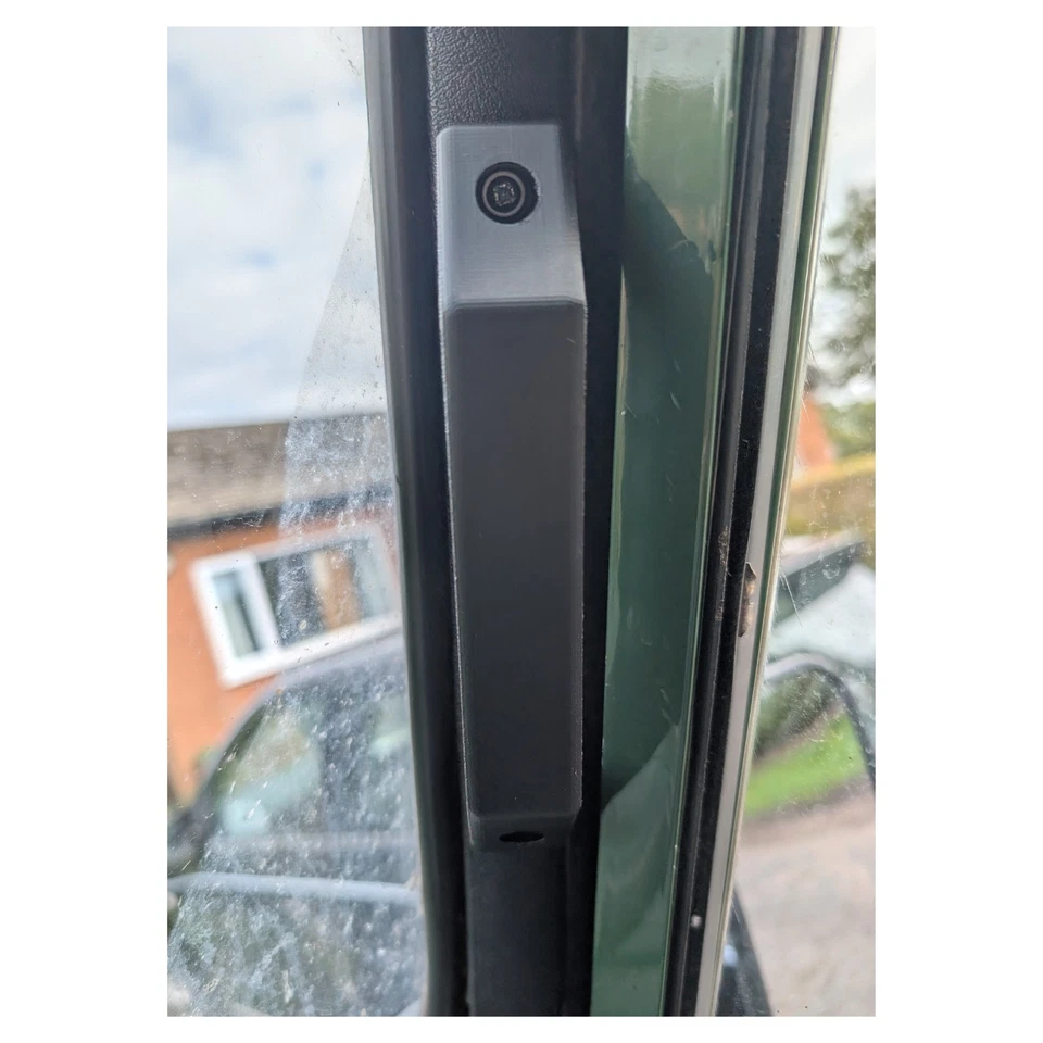 Land Rover Defender A Pillar Grab Manija de repuesto Negro - Par de recambios Foto 2 de 4