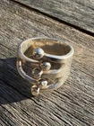Anna Greta Eker Vintage Norway Plus  Sterling Silver vtg estate Ring 3257