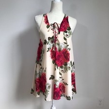 Show Me Your Mumu Rancho Mirage Lace Up Mini Dress XS EUC