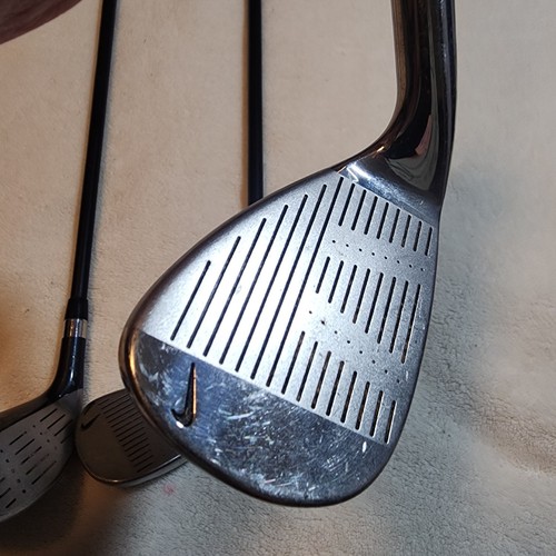 nike golf Jr Kids RH club Set 4 Pc Set Driver, 3 Wood, Mid Iron & PW Graphite - Picture 11 of 15