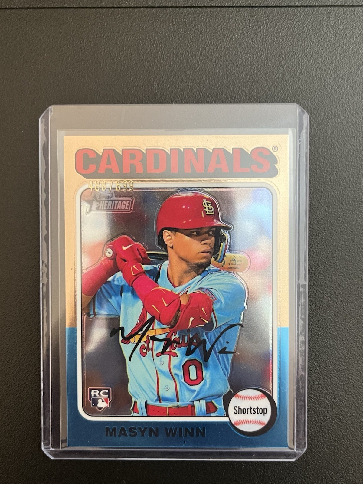 2024 Topps Heritage High Number - Rookies Masyn Winn #284 Chrome /699 (RC)