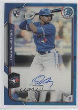 2015 Bowman Chrome Rookie Blue Refractor 138/150 Dalton Pompey #BCAR-DP Auto 0d4