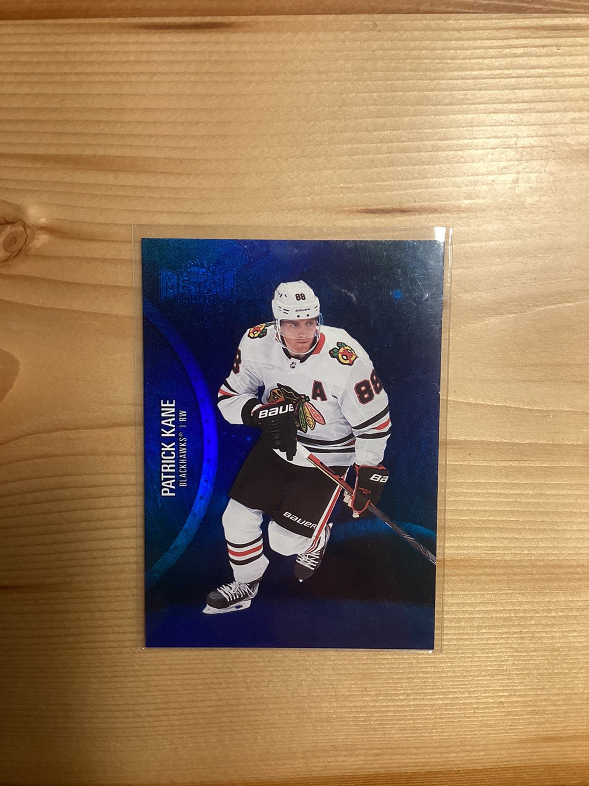 Patrick Kane 2021-22 Skybox Metal Universe Blue #10