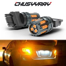 3157 Amber Canbus Led Turn Signal Parking Light Bulbs Error Free Ec