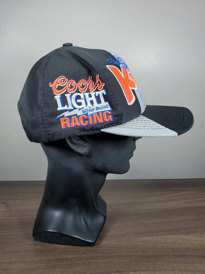 Gorra de colección Kyle Petty #42 Coors Light Racing SnapBack NASCAR Silver Bullet Foto 4 de 4