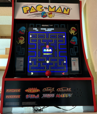 Arcade1Up NAMCO PAC-MAN PartyCade 8 Games in 1 Portable Home
