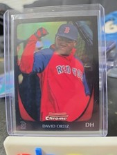 2011 Bowman Chrome David Ortiz Black Refractor