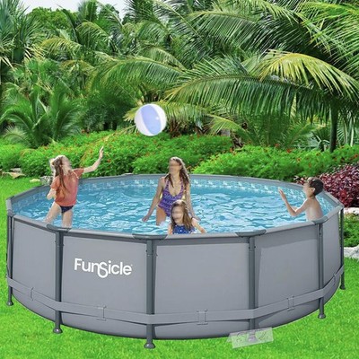 Funsicle  Frame-Pool SwimmingPool Schwimmbecken 4,27 x 1,07m 13.294l Stahlrahmen