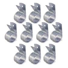 Highcraft CPVC Wrap-Around Pipe Strap, Galvanized Steel (10 Pack)