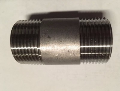 1/4'' x 5''  Threaded NPT Nipple Sch40 304 Stainless Steel