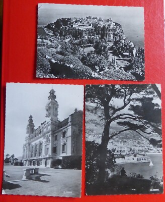3 x RP POSTKARTEN :: MONTE CARLO MONACO :: LA CIGOGNE Nr.: 1395/1423/1490
