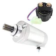 18754 Starter for Yamaha Tri-Moto 200 YTM200E 1983-1985 with Solenoid Relay