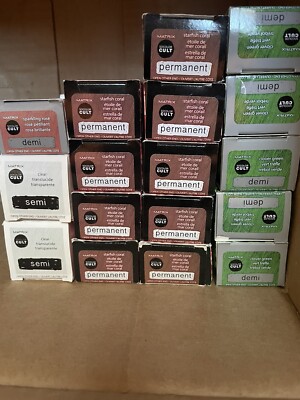 MATRIX SoColor CULT Permanent And Demi-Permanent Lot of 17 tubes!