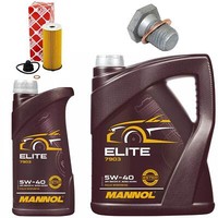 MotoröL Filter Set Mannol 5W40 API 6 Liter + Schraube FüR BMW 2Er Mini F56 F55