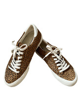 Madewell Calf Hair Fashion Women’s Sneaker sz 6 Polka Dot