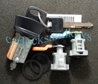 1997-2007 Ford Ranger Ignition Lock and 2 Black Door Locks (Locks Keyed Alike)
