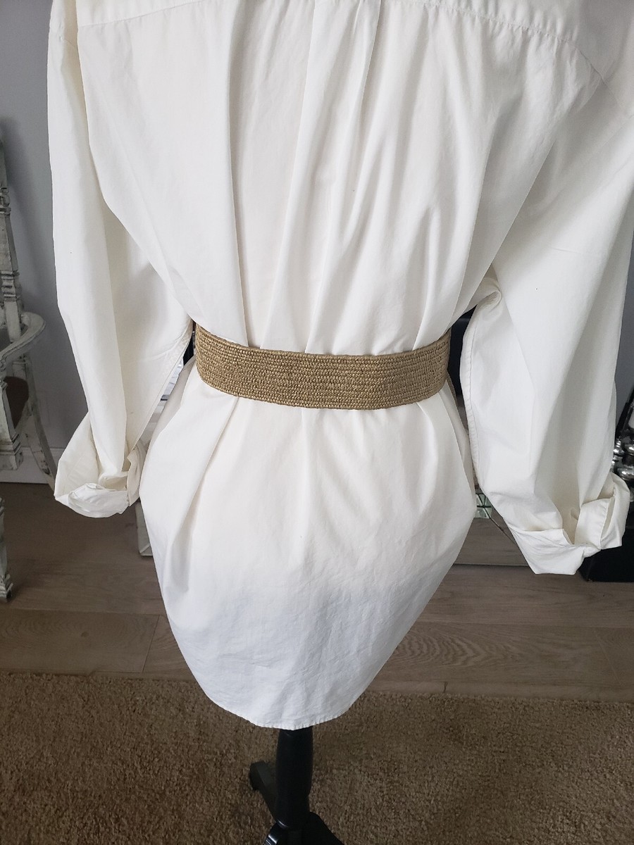 Manacoa Belt Woven/Leather Stretch Belt Made In COLOMBIA SZ  display picture 3