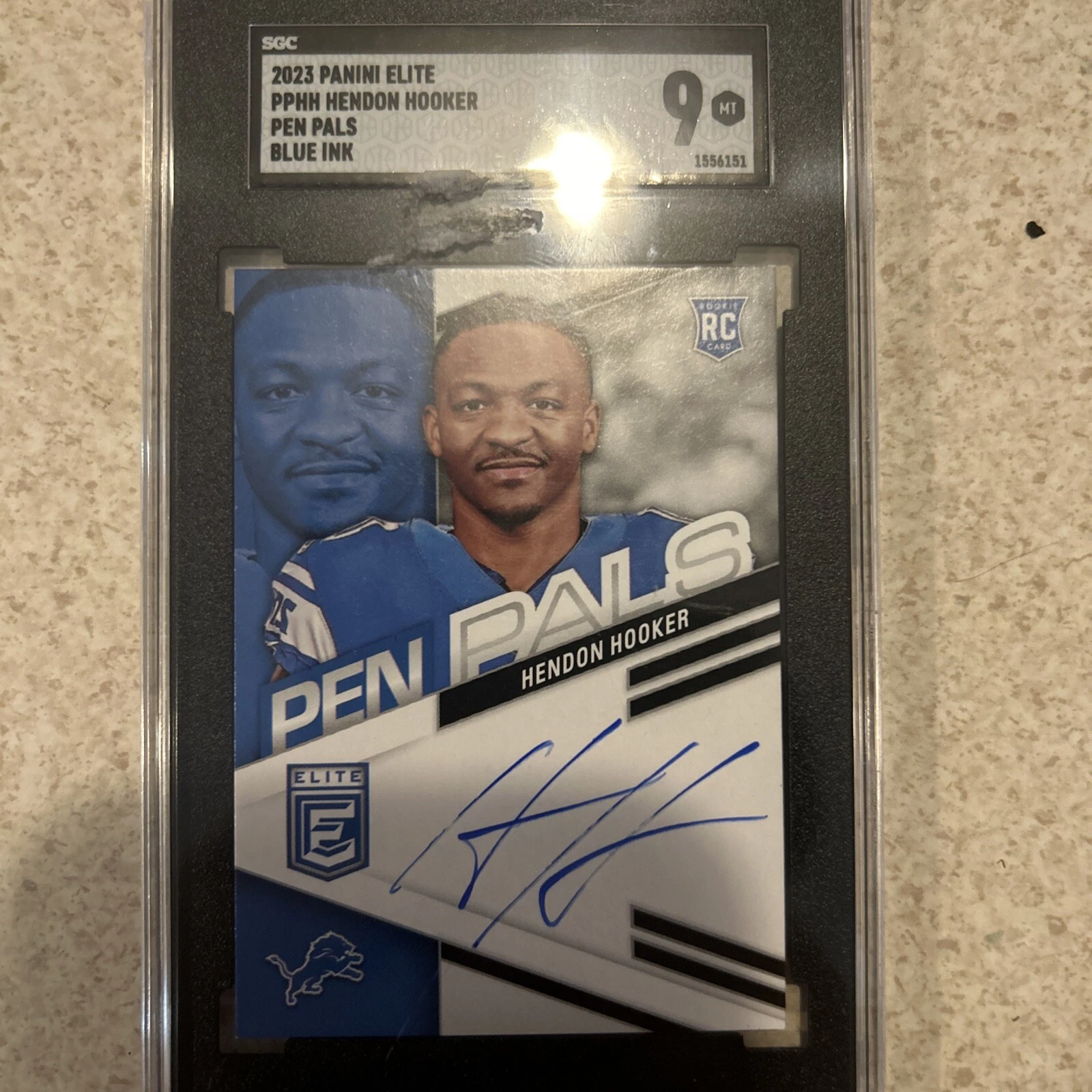 Hendon Hooker Panini Donruss Elite Pen Pals #PPHH Blue Ink