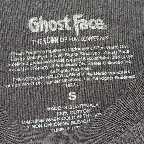 GhostFace Call Me hand signal Scream Black T-Shirt Mens Size S - Picture 3 of 4
