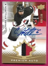 2021-22 UD Team Canada Juniors CHASE STILLMAN #22 Patch Autograph 096/199