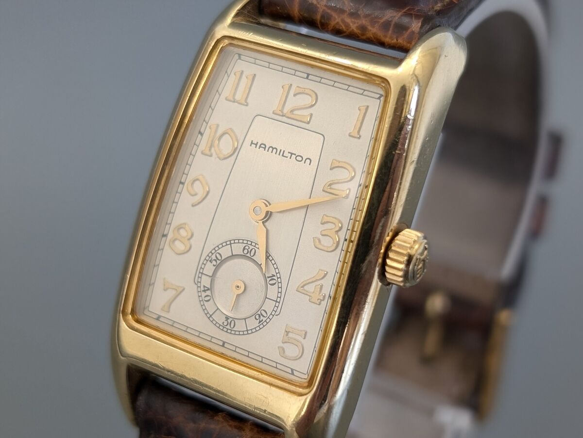 HAMILTON American Classic 6240 Gold small second Quartz HAMILTON American Classic 6240 Gold small second Quartz