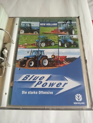 Tractor brochure, agricultural machinery brochure, No. 13 other brochures discontinued