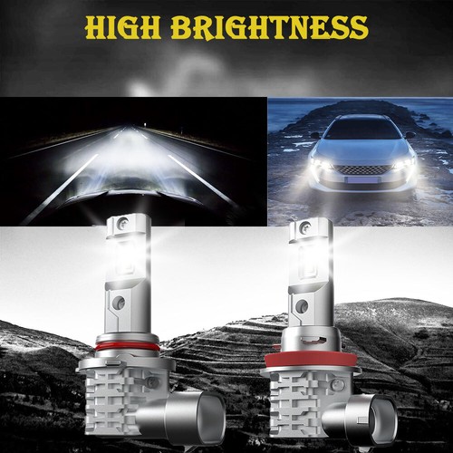 4X Bulbs 9005 H11 LED Headlight Kit Combo 6000K High Low Beam Super White Bright - Picture 4 of 10