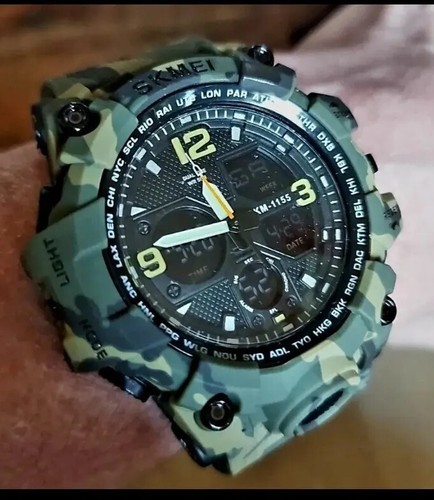 Skmei Mudmaster: G Shock Style Military Watch Tough WR Tested-New - Picture 3 of 9