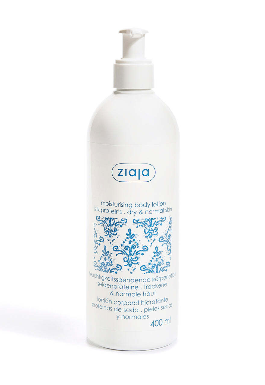 Ziaja Unisex White Silk Proteins Body Lotion Moisturising 400Ml In - Image 2