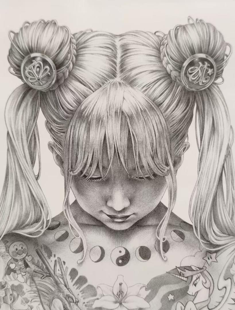 SHOHEI OTOMO「平成聖母(HEISEI MARY)」+額縁 Shohei Otomo 'Heisei Mary' Print Edition | Hypebeast